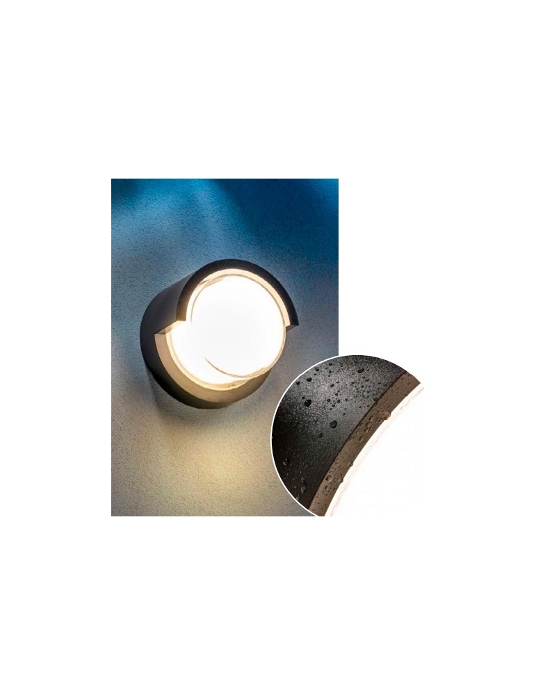Atmoss Aplique exterior Redondo 15W 3CCT IP65 APQ-381