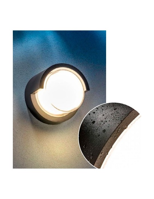 Atmoss Aplique exterior Redondo 15W 3CCT IP65 APQ-381