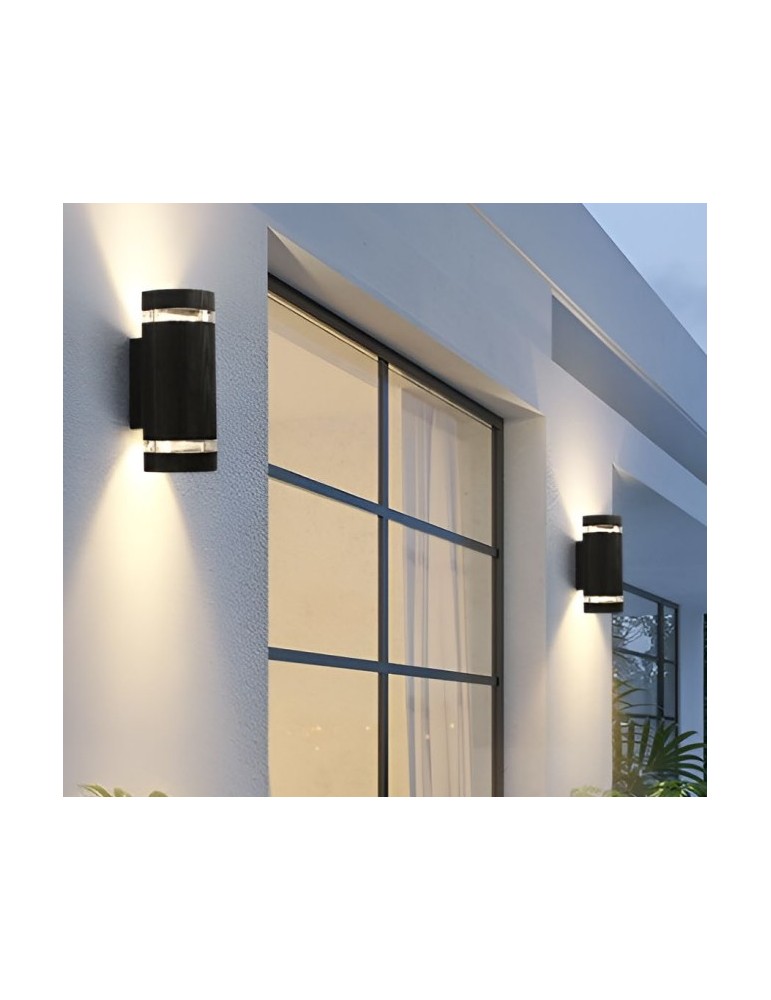 Atmoss Aplique exterior cuadrado anillo transparente 18W 3CCT IP65 APQ