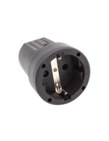 Atmoss Base Hembra schuko 16A negro MTE-0016