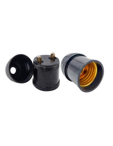 Atmoss Portalamparas Negro E27 PROTLM-005 2