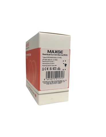 Maxge Diferencial SUPERINMUNIZADO 2P 63A 300mA EPR2A063300 2