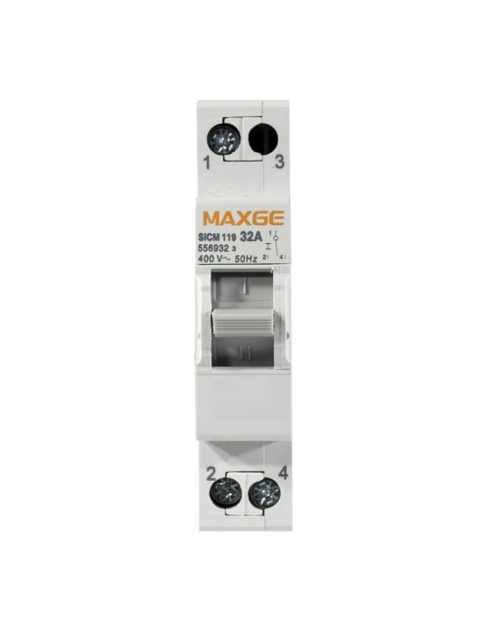 Maxge conmutador de carril 32A 400V SICM 119
