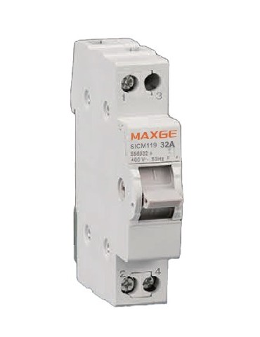 Maxge conmutador de carril 32A 400V SICM 119
