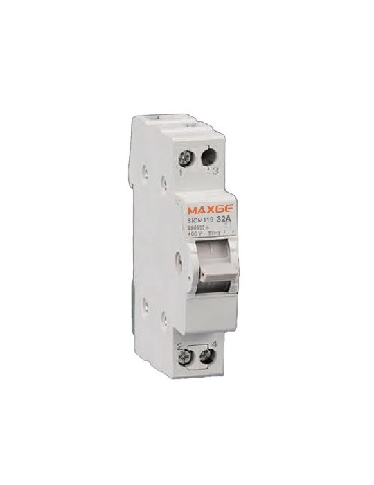 Maxge conmutador de carril 32A 400V SICM 119