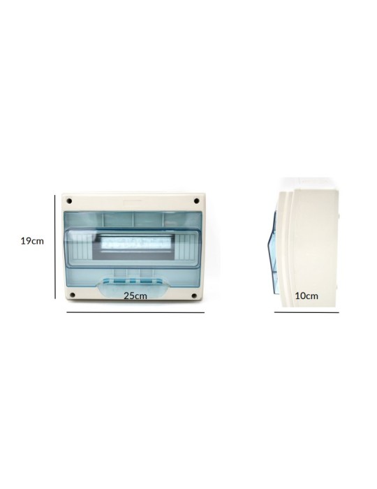 Atmoss Caja de distribución 12 módulos IP65 BOX-016