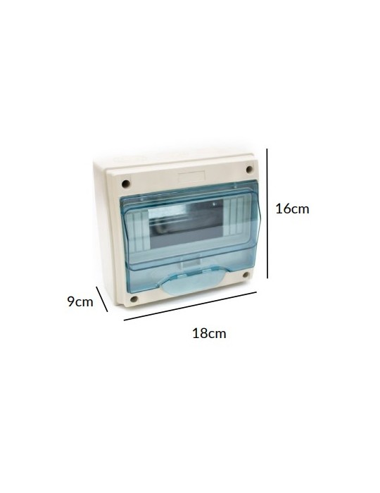 Atmoss Caja de distribución 8 módulos IP65 BOX-015