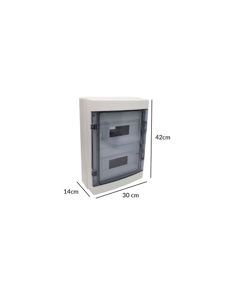 Atmoss Caja de distribución 24 módulos IP65 BOX-018