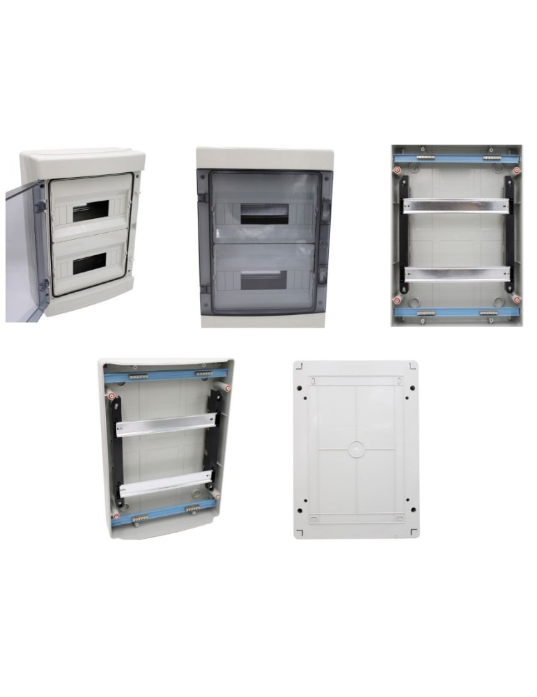 Atmoss Caja de distribución 24 módulos IP65 BOX-018