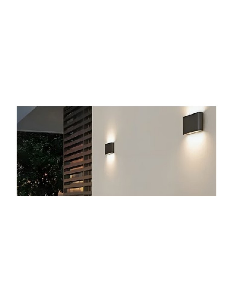 Atmoss aplique exterior aluminio 3CCT 12W IP65 APQ-471