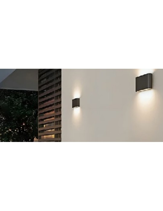 Atmoss aplique exterior aluminio 3CCT 12W IP65 APQ-471