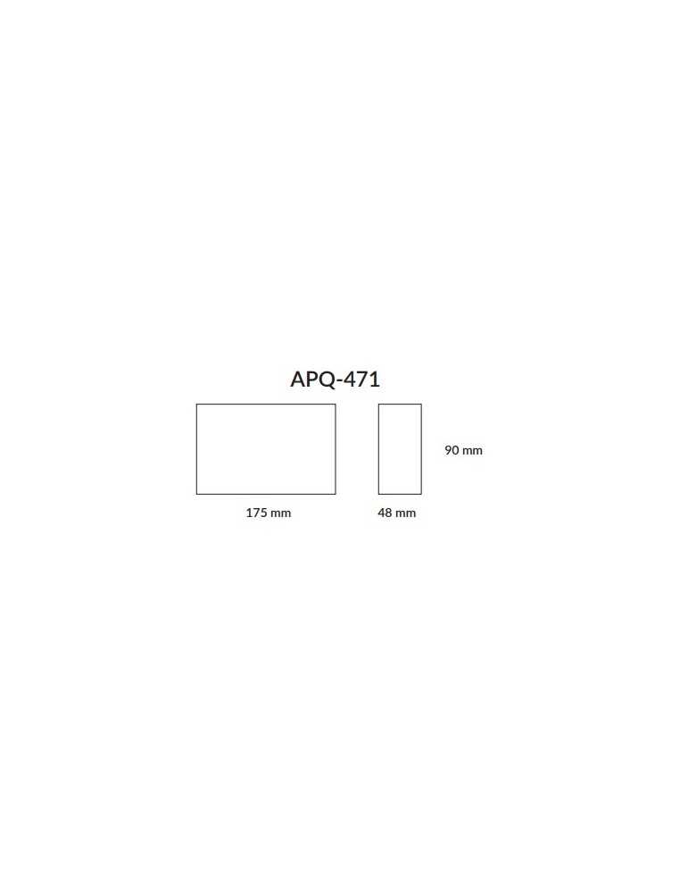 Atmoss aplique exterior aluminio 3CCT 12W IP65 APQ-471