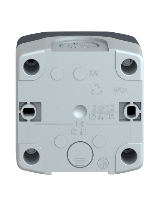 Scneider Electric Harmony Caja vacia 1 orificio XALD01