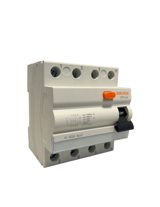 Maxge Diferencial SUPERINMUNIZADO 4P 63A 300mA A EPR4A063300