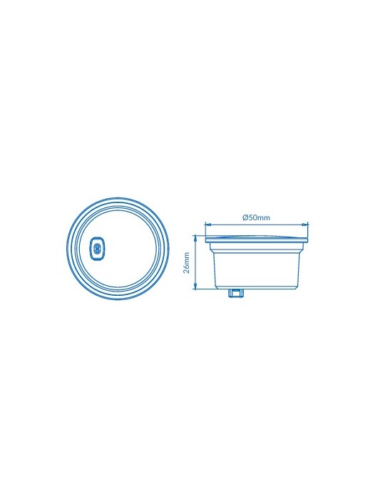 Atmoss Dicroica GU10 CCT 8W Techos bajos DIC-095