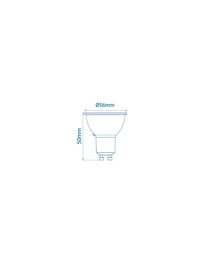 ATMOSS Dicroica GU10 CCT 7W | 3 Temperaturas de Luz en 1 Bombilla LED DIC-094