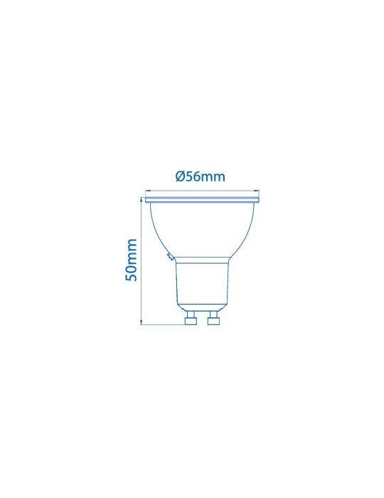 ATMOSS Dicroica GU10 CCT 7W | 3 Temperaturas de Luz en 1 Bombilla LED DIC-094