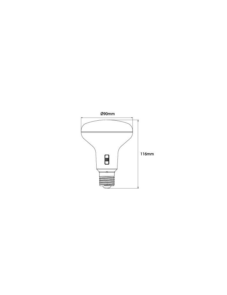 Bombilla LED R90 E27 12W 3CCT Atmoss BLED-274