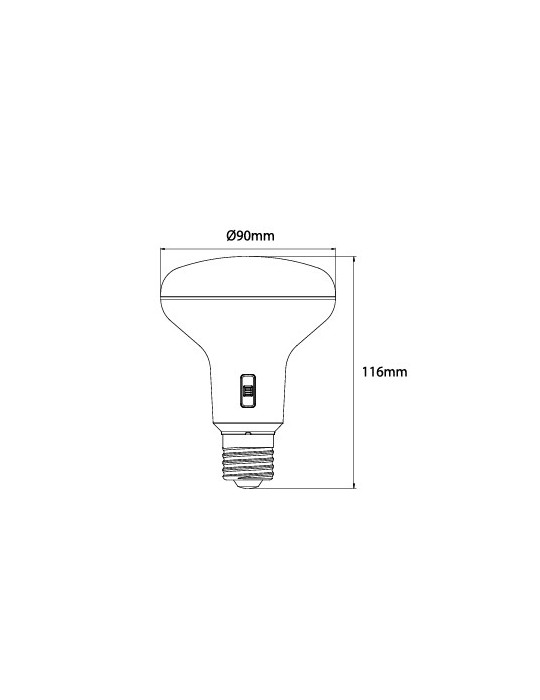 Bombilla LED R90 E27 12W 3CCT Atmoss BLED-274