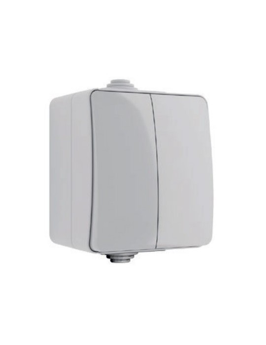 CONMUTADOR DOBLE ESTANCO IP65 ATMOSS DYNAMIC MAT65 S60.404.14