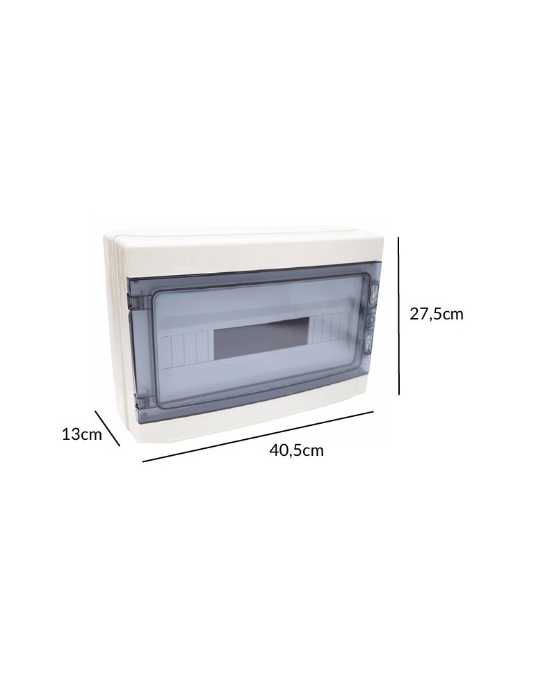 Atmoss Caja de distribución 18 módulos IP65 BOX-017