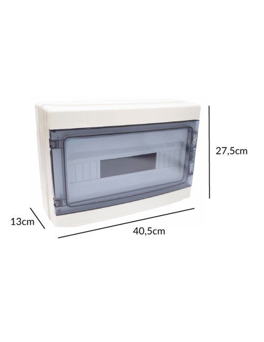 Atmoss Caja de distribución 18 módulos IP65 BOX-017