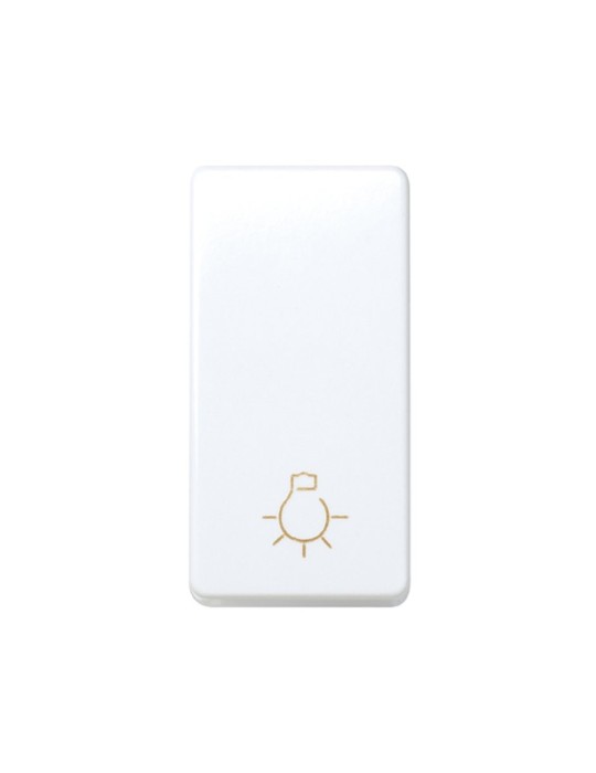 Simon 27 Pulsador con grabado luz 10 A 250V de medio elemento 27151-64