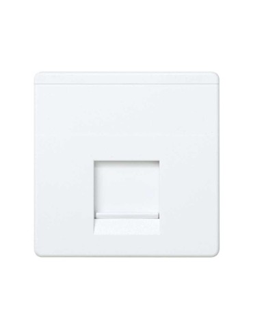 Simon 27 Placa datos plana para 1 conector RJ45 27087-35