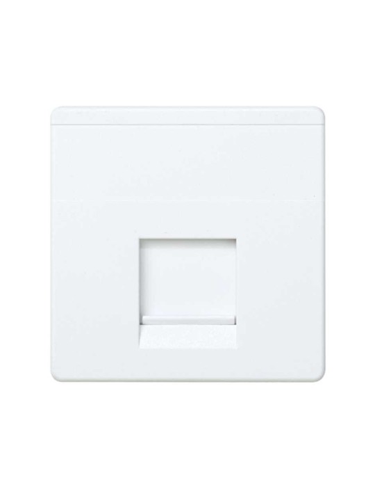 Simon 27 Placa datos plana para 1 conector RJ45 27087-35