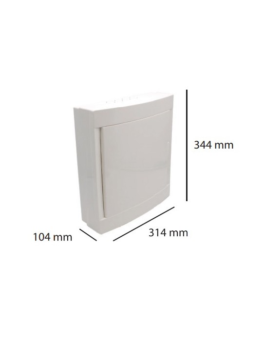 Atmoss caja superficie IP40 24 módulos BOX-011