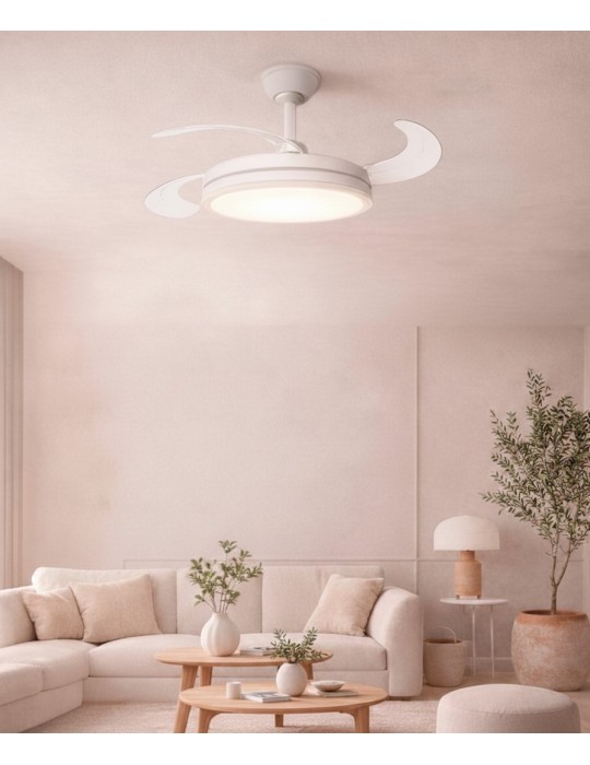 Atmoss Ventilador de Techo Atmoss VNT-001 42W DC 3CCT con Luz LED y Ma