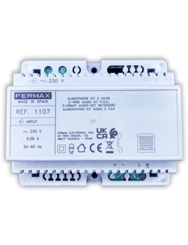 Fermax Alimentador Kit Audio 2 Hilos 230Vac 1107 | Suministros…