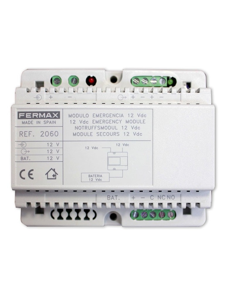Fermax Modulo Bateria Emergencia 12Vdc 2060 | Suministros Eléctricos