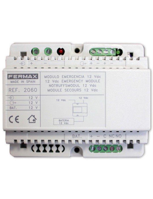 Fermax Modulo Bateria Emergencia 12Vdc 2060 | Suministros Eléctricos