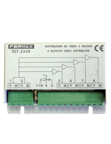 Fermax Distribuidor Video 4 Salidas 2449 | Suministros Eléctricos