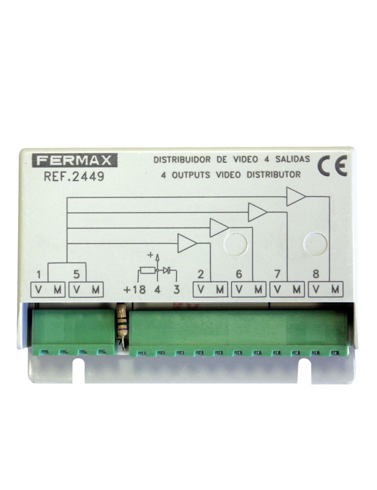 Fermax Distribuidor Video 4 Salidas 2449 | Suministros Eléctricos