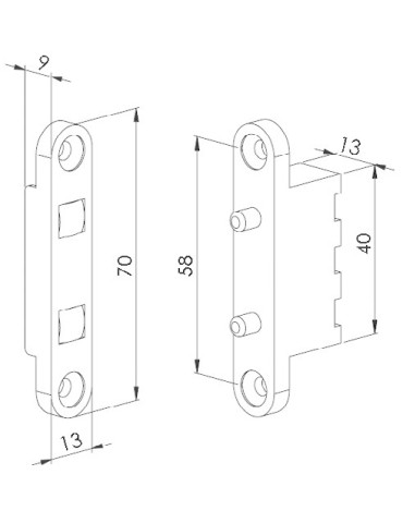 Fermax Contactos 2C Puerta (Doble) 2913 | Suministros Eléctricos 2