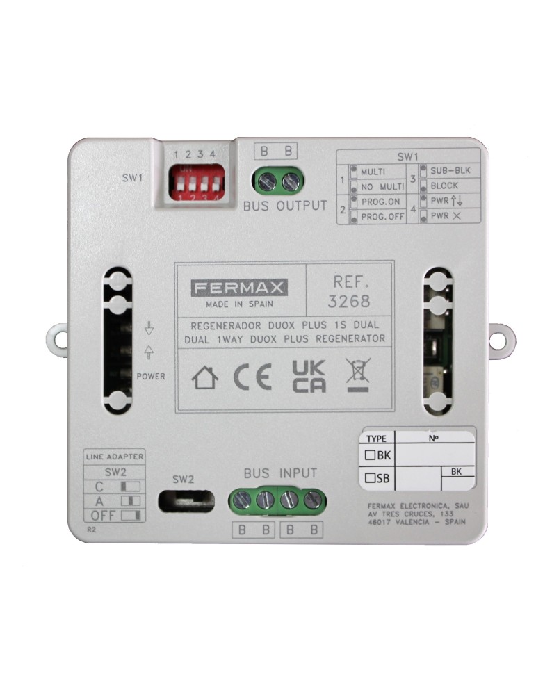 Fermax Regenerador Dual DUOX Plus 1S 3268 | Suministros Eléctricos
