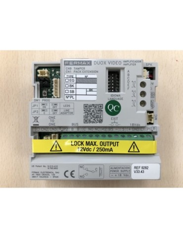 Fermax Amp. Vid. DUOX MARINE Puls. V3.0/18V 9282 | Suministros… 2