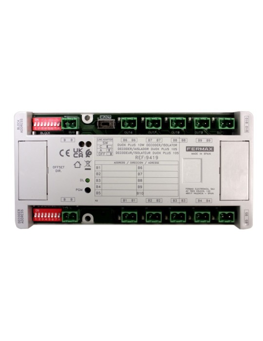Fermax Decoder/Aislador DUOX Plus 10S 9419 | Suministros Eléctricos