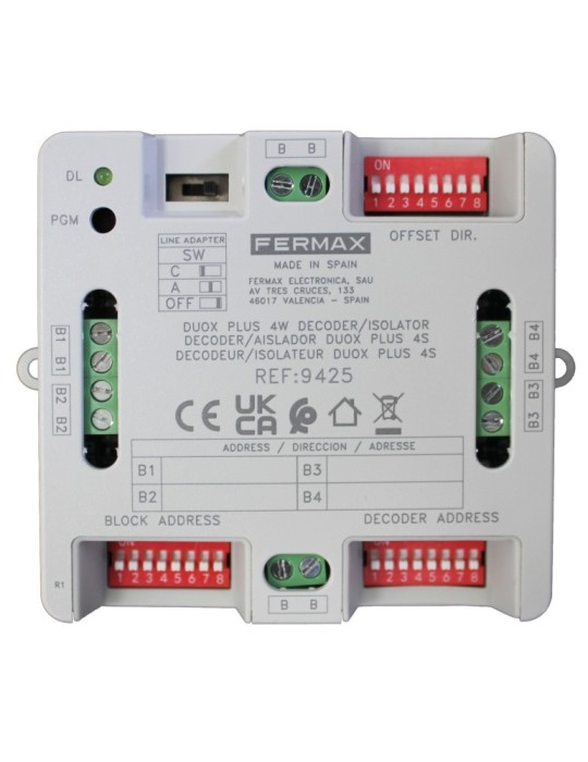 Fermax Decoder/Aislador DUOX Plus 4S 9425 | Suministros Eléctricos