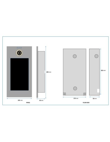 Fermax Caja Empotrar Placa KIN MEET 1449 2