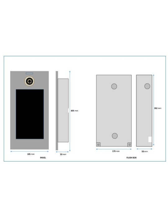 Fermax Caja Empotrar Placa KIN MEET 1449
