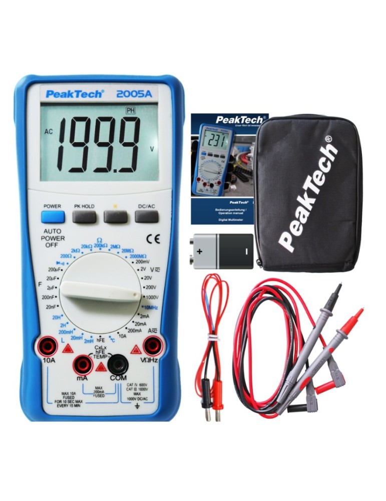 PeakTech P2005 | Multímetro digital