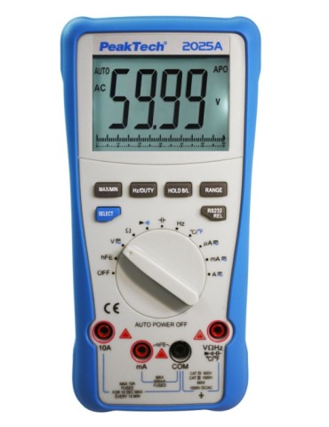 PeakTech P2025 | Multímetro digital (USB)