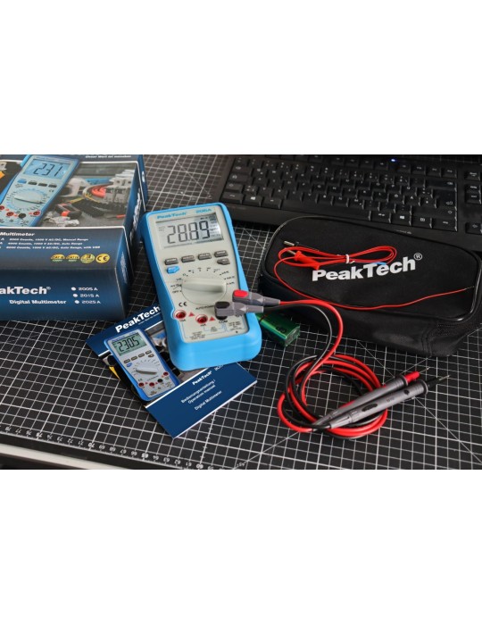 PeakTech P2025 | Multímetro digital (USB)