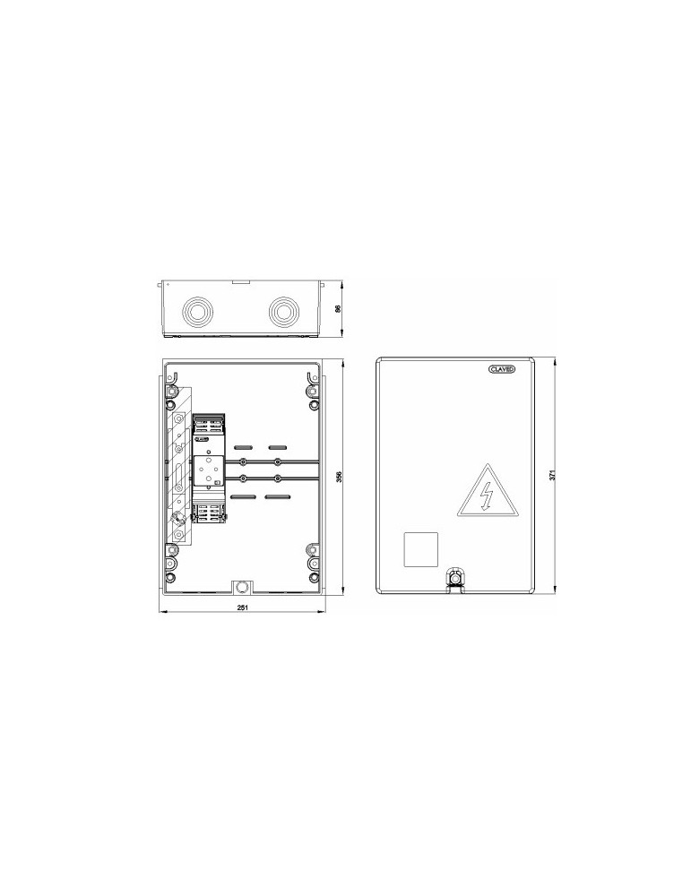 CLAVED CAJA PO. CGPC-100/1-IB ESQUEMA 1 AC12033