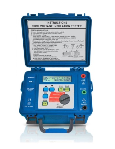 PeakTech P2685A | Tester de aislamiento (megóhmetro)