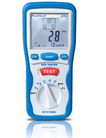 PeakTech P2710 | Probador fi/rcd