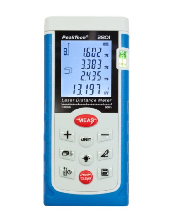 PeakTech P2801 | Medidor de distancia láser